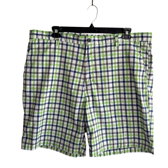 Chaps Golf 78 Bermuda Shorts Size 42 Plaid Multicolor Polyester Elastane Blend - Picture 13 of 14